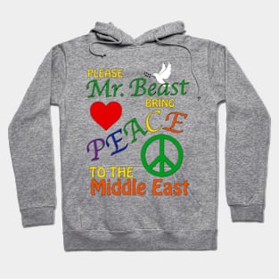 Please Mr Beast Bring Peace To The Middle East Hoodie